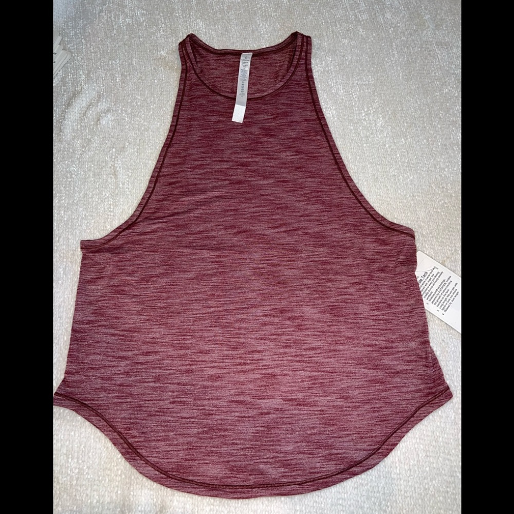 Lululemon Sweat Date Tank (heathered grape) size 6